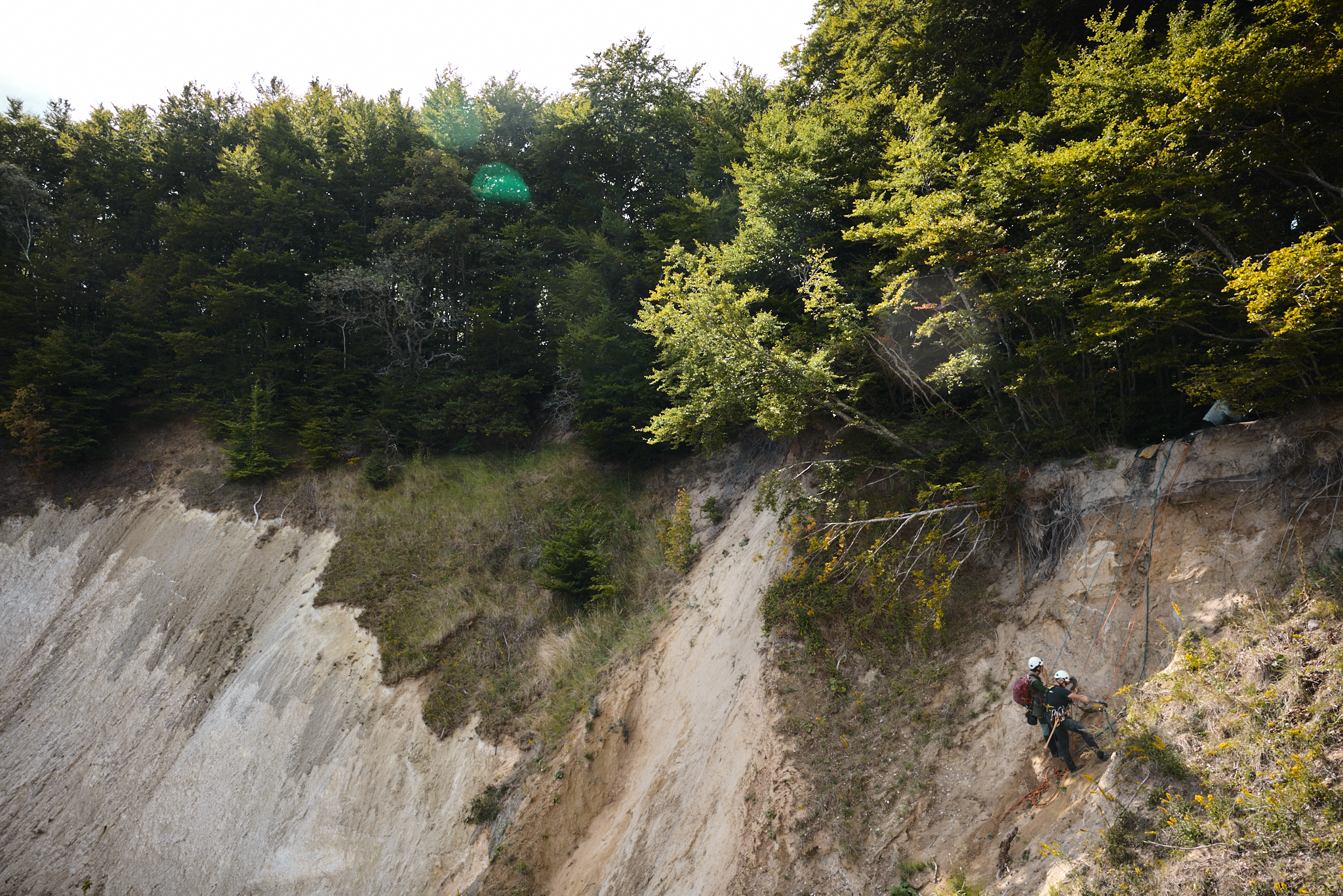 Rope Access på Møns Klint